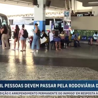 Mais 180 mil passageiros devem passar pela rodoviária do Rio neste feriado