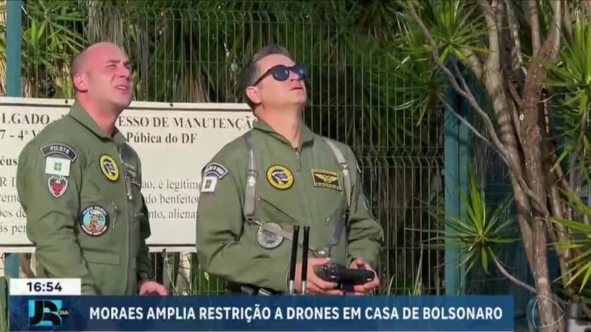 Alexandre de Moraes amplia área de restrição à drones na casa de Bolsonaro