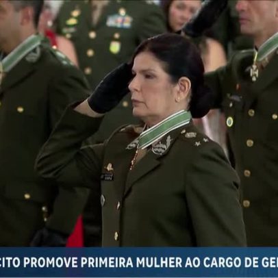 Primeira mulher general da história do Exército toma posse nesta quarta