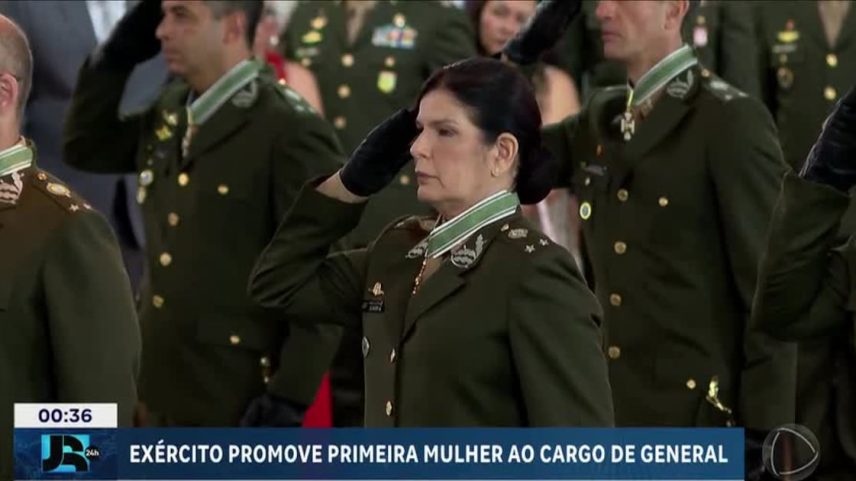 Primeira mulher general da história do Exército toma posse nesta quarta (1º)