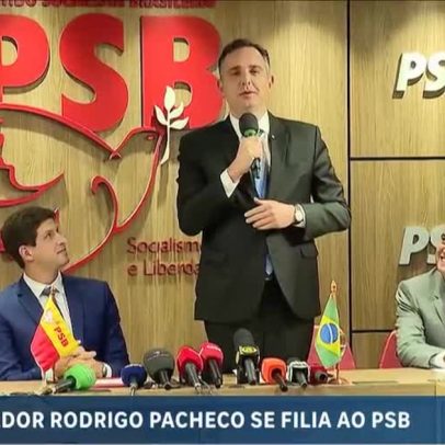 Senador Rodrigo Pacheco se fili ao PSB