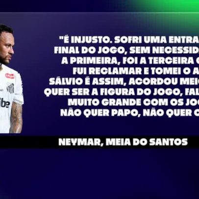 Fala de Neymar sobre árbitro repercute negativamente nas redes
