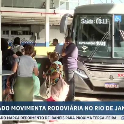 Feriadão movimenta rodoviária do RJ com 184 mil passageiros