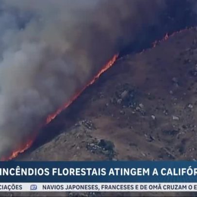 Incêndios florestais forçam evacuações no sul da Califórnia