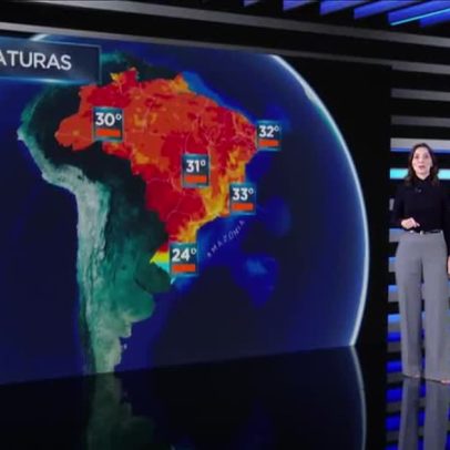 Domingo apresenta alerta de temporais no Sul e pancadas em parte do país