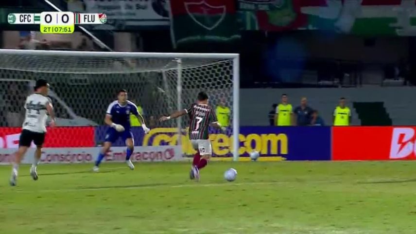 Soteldo perde ótima oportunidade diante de Pedro Rangel pelo Fluminense