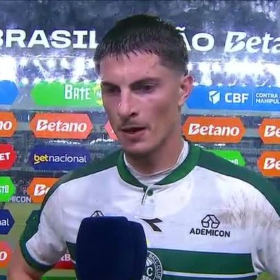 Tiago Cóser marca primeiro gol pelo Coritiba e empate com o Fluminense