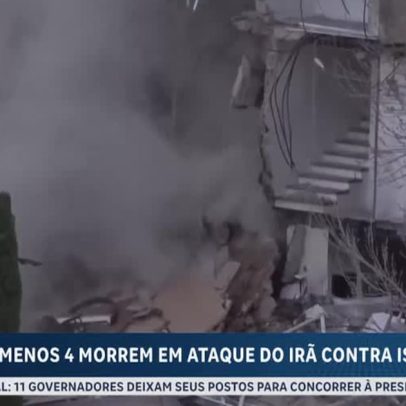 Quatro mortos em ataque do Irã contra Israel