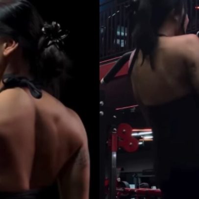 Ana Castela comemora evolução na academia e exibe músculos