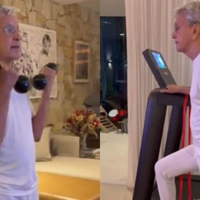 Caetano Veloso, 83, faz treino diário antes do show do filho