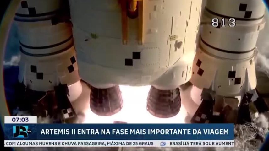 Artemis II encara fase decisiva com passagem pelo lado oculto da Lua