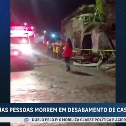Desabamento de casarão no Recife deixa dois mortos e dois feridos