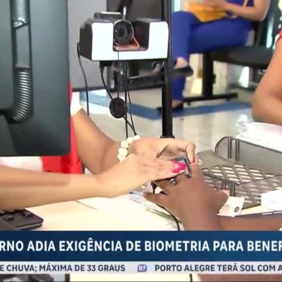 Governo adia biometria para benefícios sociais e INSS