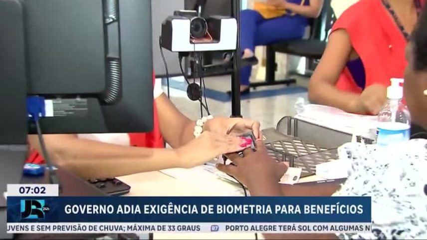 Governo adia exigência de biometria para acesso a benefícios sociais e INSS