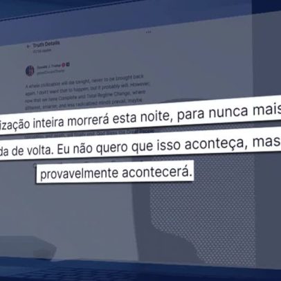 Trump afirma que civilização iraniana poderia ser destruída em uma noite
