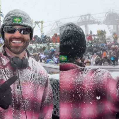 DJ Alok faz show com neve e temperaturas negativas nos Alpes Franceses
