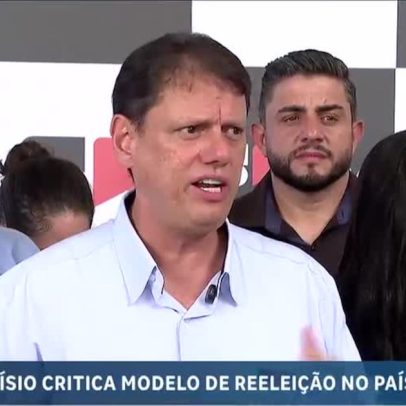 Tarcísio de Freitas critica reeleição e defende reforma política em SP