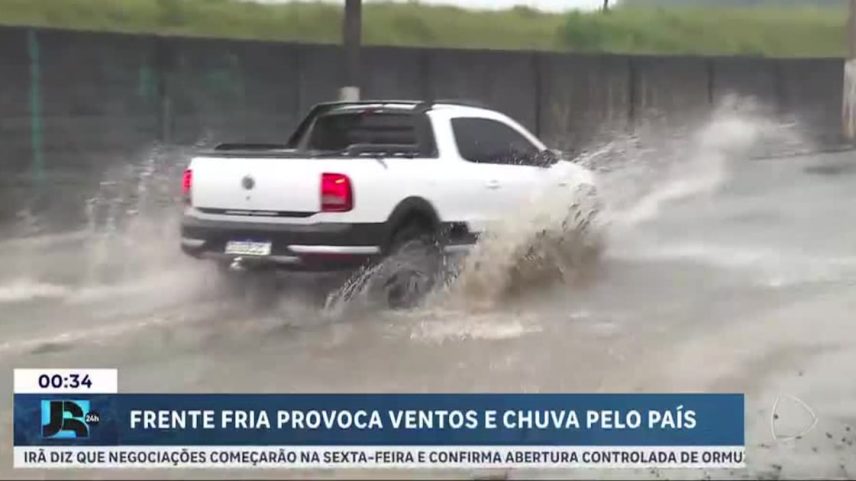 Ciclone extratropical provoca alerta de temporais em SP e MG