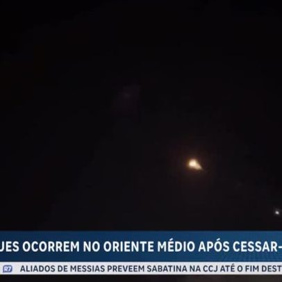 Mísseis são lançados contra Israel mesmo após início do cessar-fogo