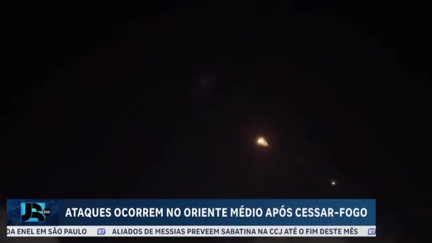 Mísseis são lançados contra Israel mesmo após início do cessar-fogo