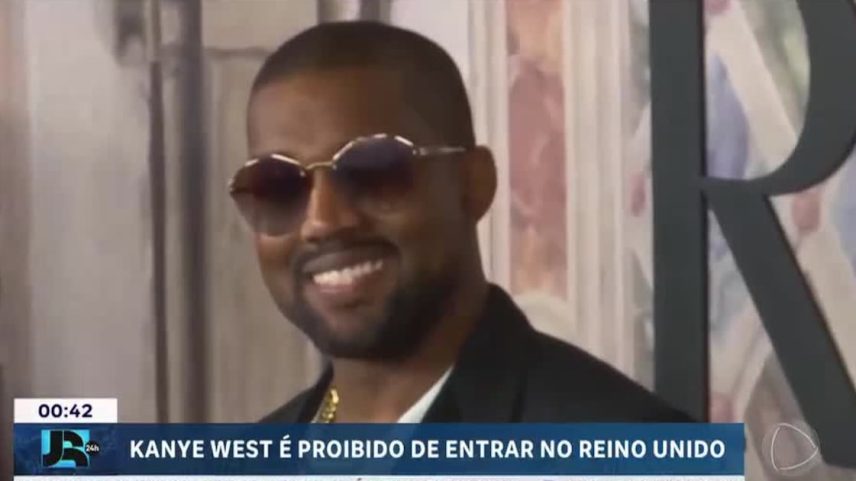 Kanye West tem entrada negada no Reino Unido por declarações antissemitas