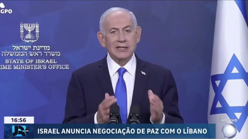 Israel busca acordo de paz com Líbano após ligação entre Netanyahu e Trump