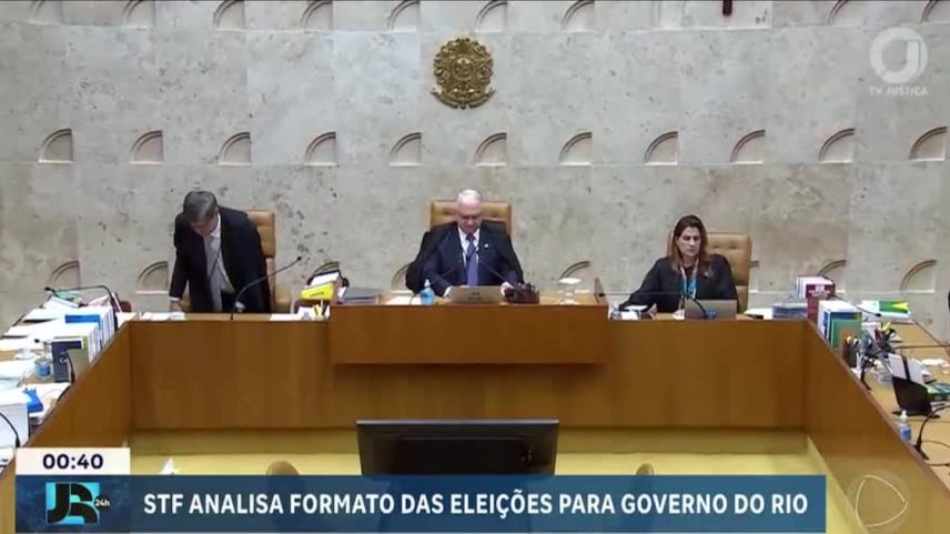 STF começa a julgar formato de eleição para mandato-tampão no RJ