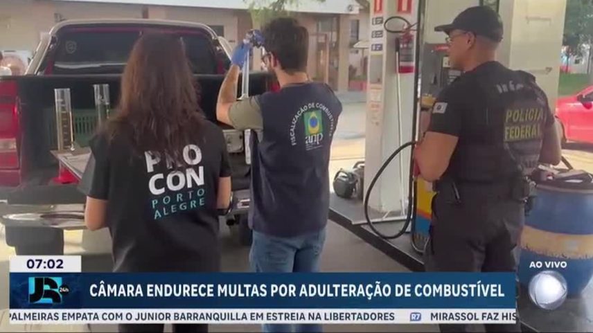 Câmara endurece multas por adulteração de combustível