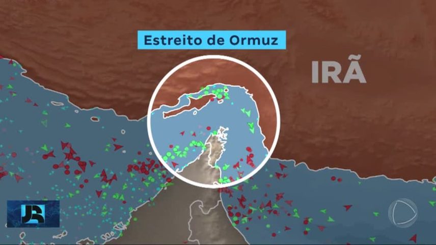 Irã libera estreito de Ormuz por algumas horas, mas volta a impedir passagem de embarcações