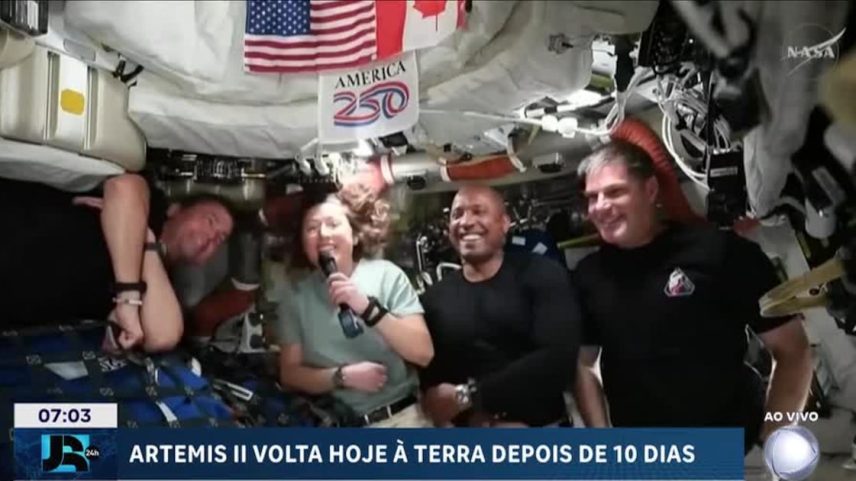 Artemis 2 volta nesta sexta-feira (10) à Terra após dez dias