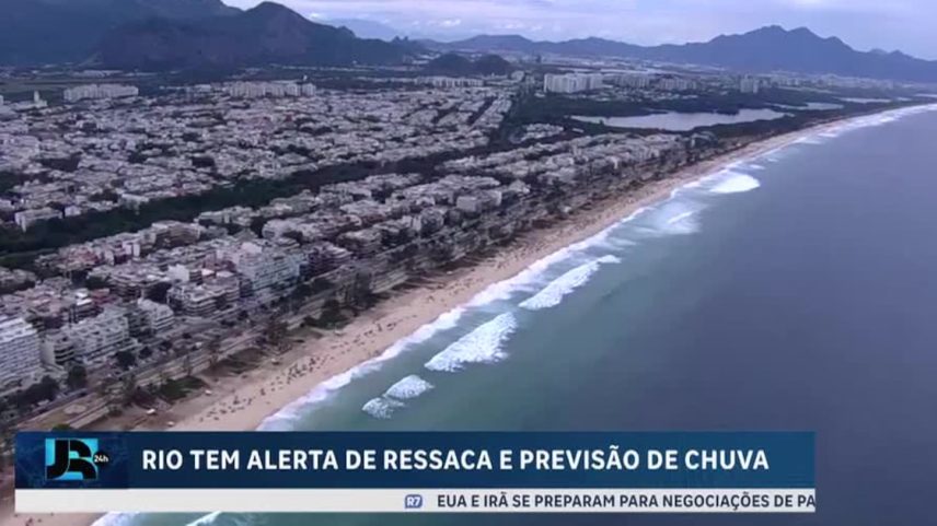 Rio de Janeiro tem alerta de ressaca e previsão de chuva para o fim de semana