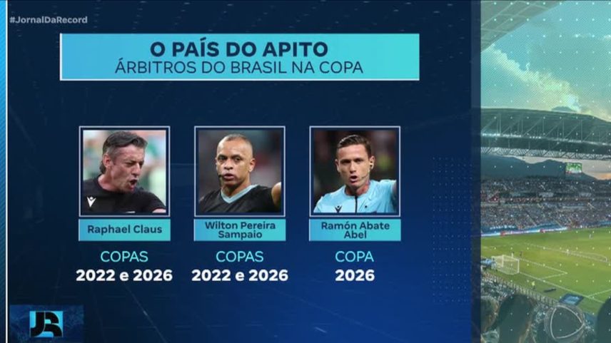 Brasil lidera número de representantes na arbitragem da próxima Copa do Mundo