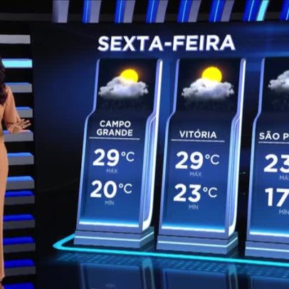 Previsão do tempo para esta sexta-feira (10)