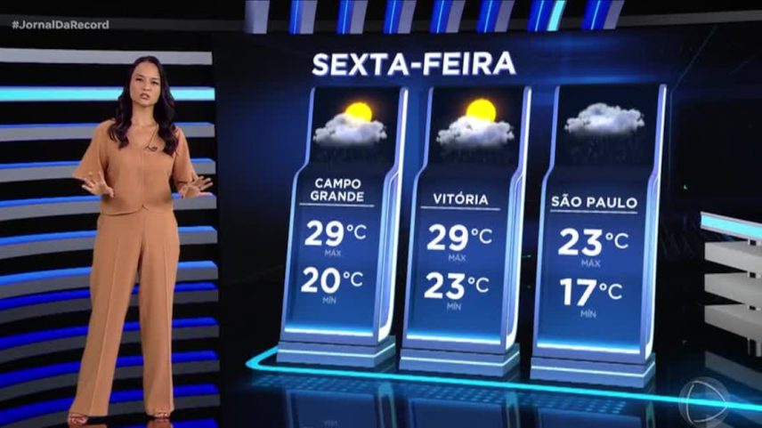 Confira a previsão do tempo para esta sexta-feira (10)