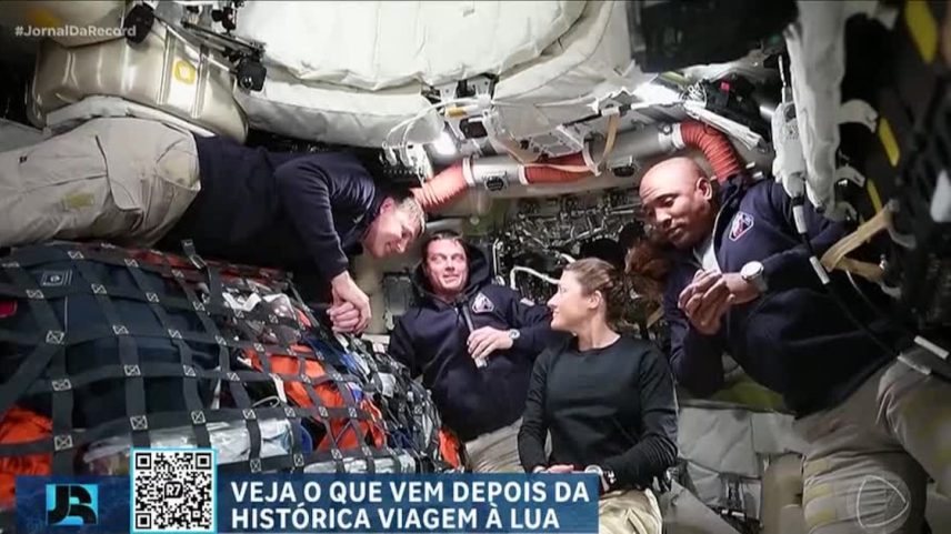 Missão Artemis: astronautas se preparam para entrada na atmosfera terrestre