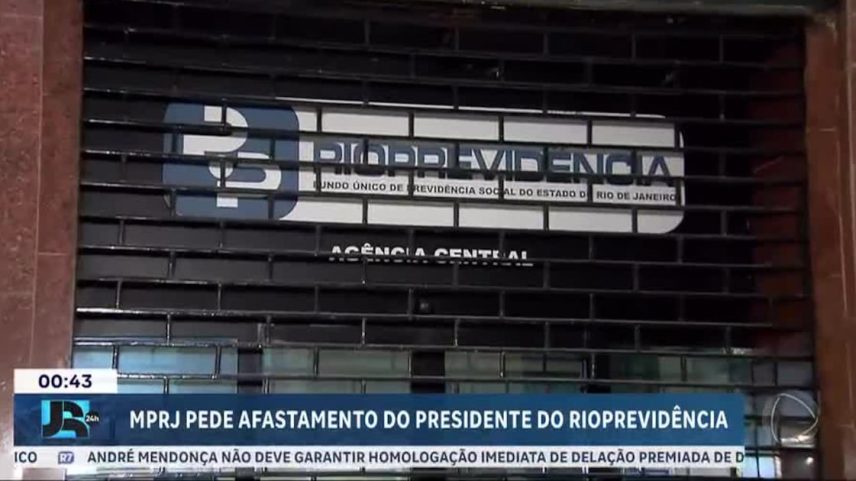 MP pede afastamento de presidente interino do Rioprevidência por novos investimentos