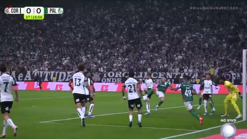 Pedido pênalti Palmeiras
