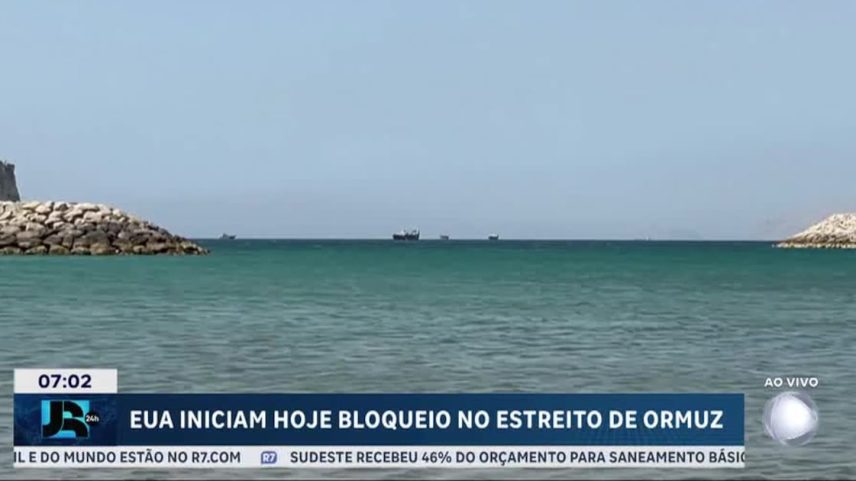 Militares americanos iniciam bloqueio marítimo no Irã