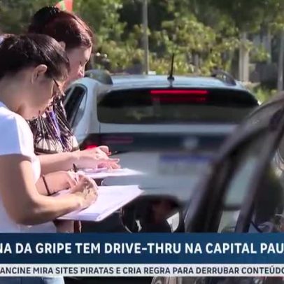 Vacina contra gripe tem Drive-Thru aberto em São Paulo