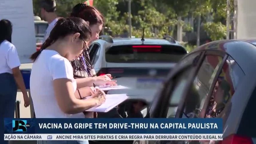 Vacina contra gripe tem Drive Thru disponível em São Paulo