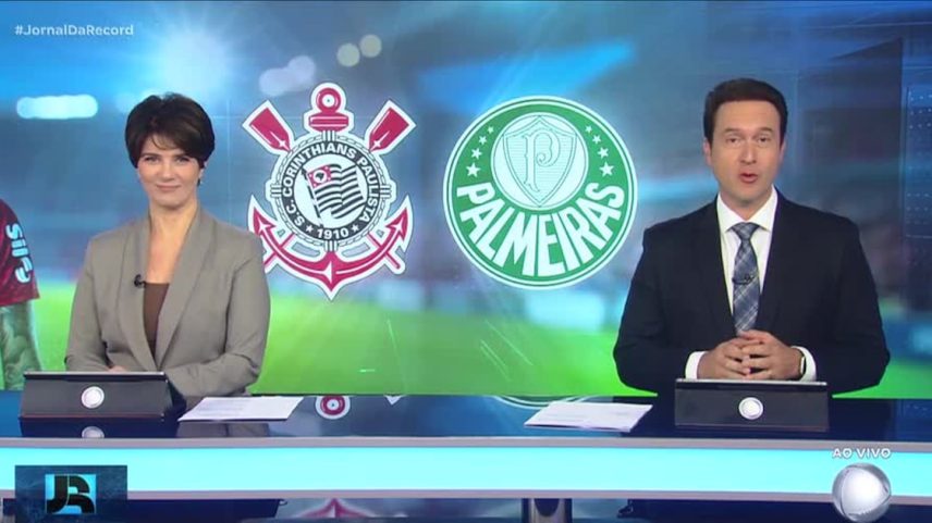 Brasileirão: Corinthians e Palmeiras jogam clássico tenso do começo ao fim