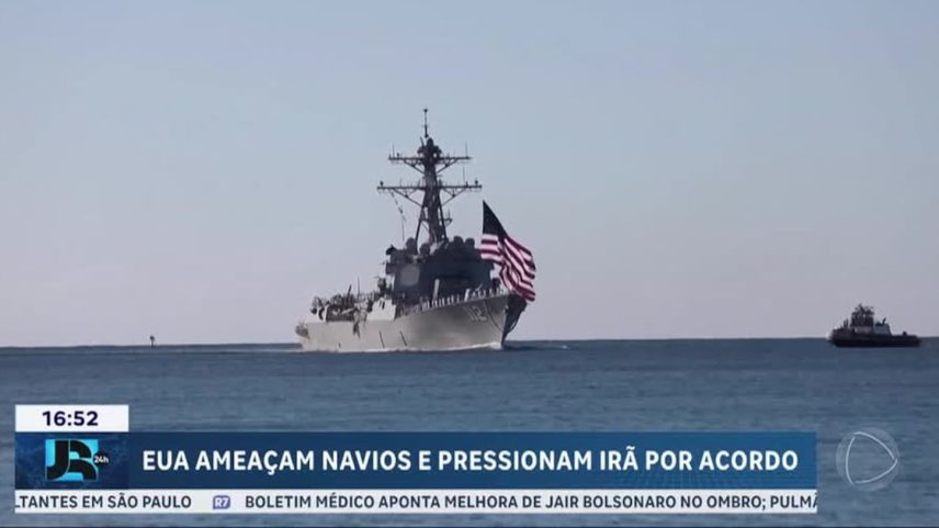 Exército americano fecha o estreito de Ormuz e ameaça destruir navios que cruzarem a rota