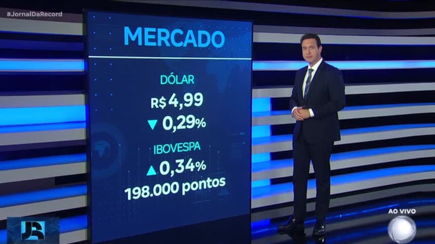 Dólar cai 0,29% e termina o dia abaixo dos R$ 5