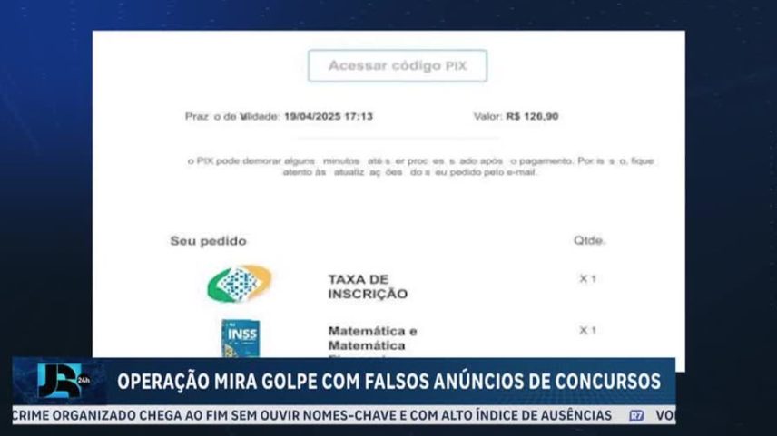 Operação da polícia mira golpe com falsos anúncios de concursos
