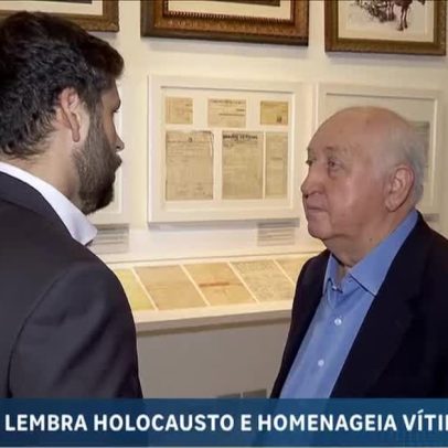 Cerimônia em SP homenageia sobreviventes do Holocausto e combate antissemitismo
