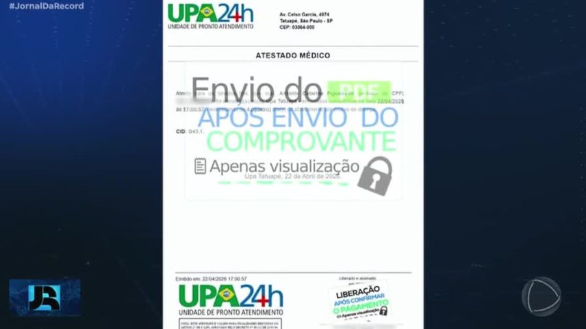 Golpistas oferecem falsos atestados pela internet