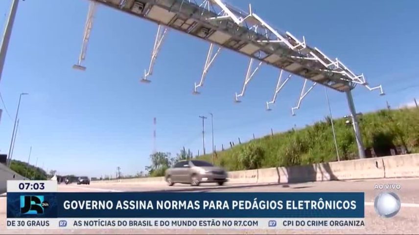 Governo assina normas para pedágios eletrônicos