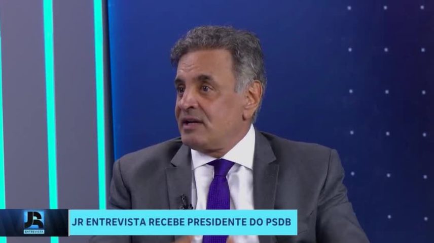 JR ENTREVISTA com o presidente do PSDB, deputado federal Aécio Neves