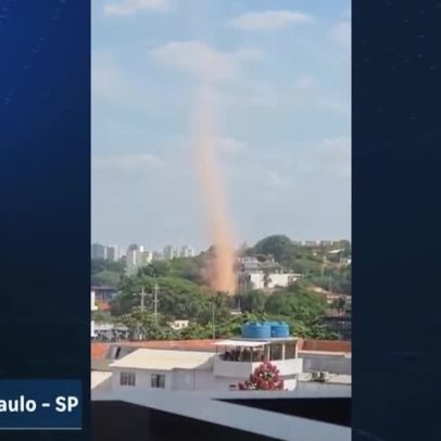 Redemoinho de poeira é registrado em SP; entenda o fenômeno