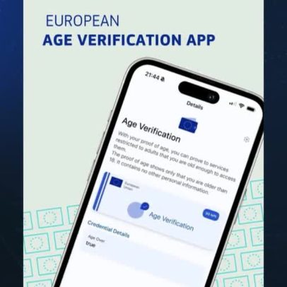 União Europeia lança aplicativo para verificar a idade dos usuários da internet